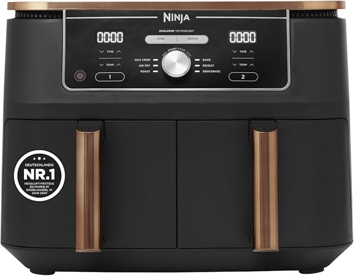 Kann die Ninja Foodi MAX Dual Zone gleichzeitig verschiedene Gerichte zubereiten?